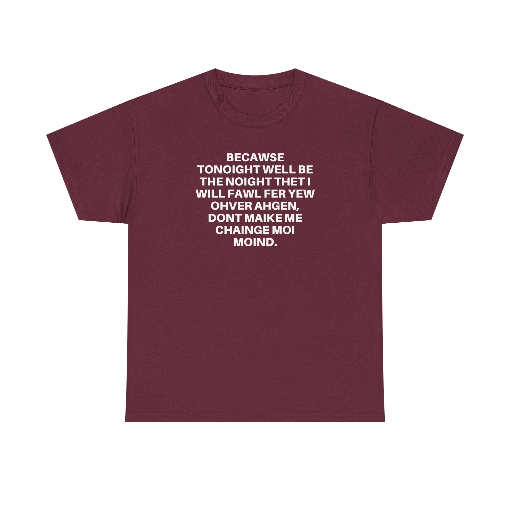 Printify Over Again t-shirt featuring a bold graphic design on a comfortable fabric in a casual setting.