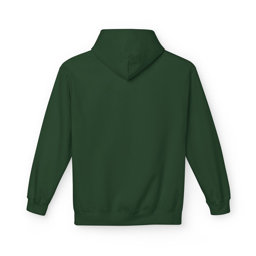 Printify Deeper Level Hoodie in soft fabric with a relaxed fit, featuring a spacious hood and front pocket.