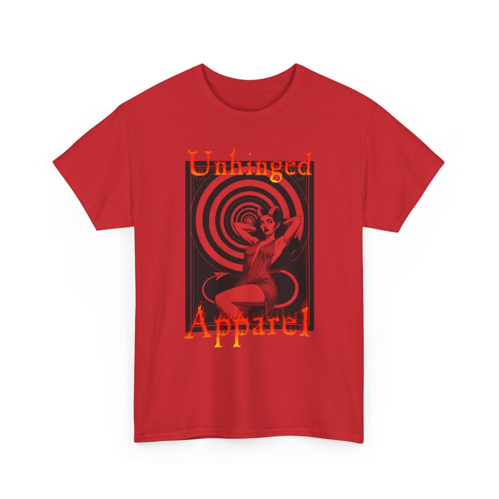 Unhinged Apparel Brand Tee — Fire and Flames