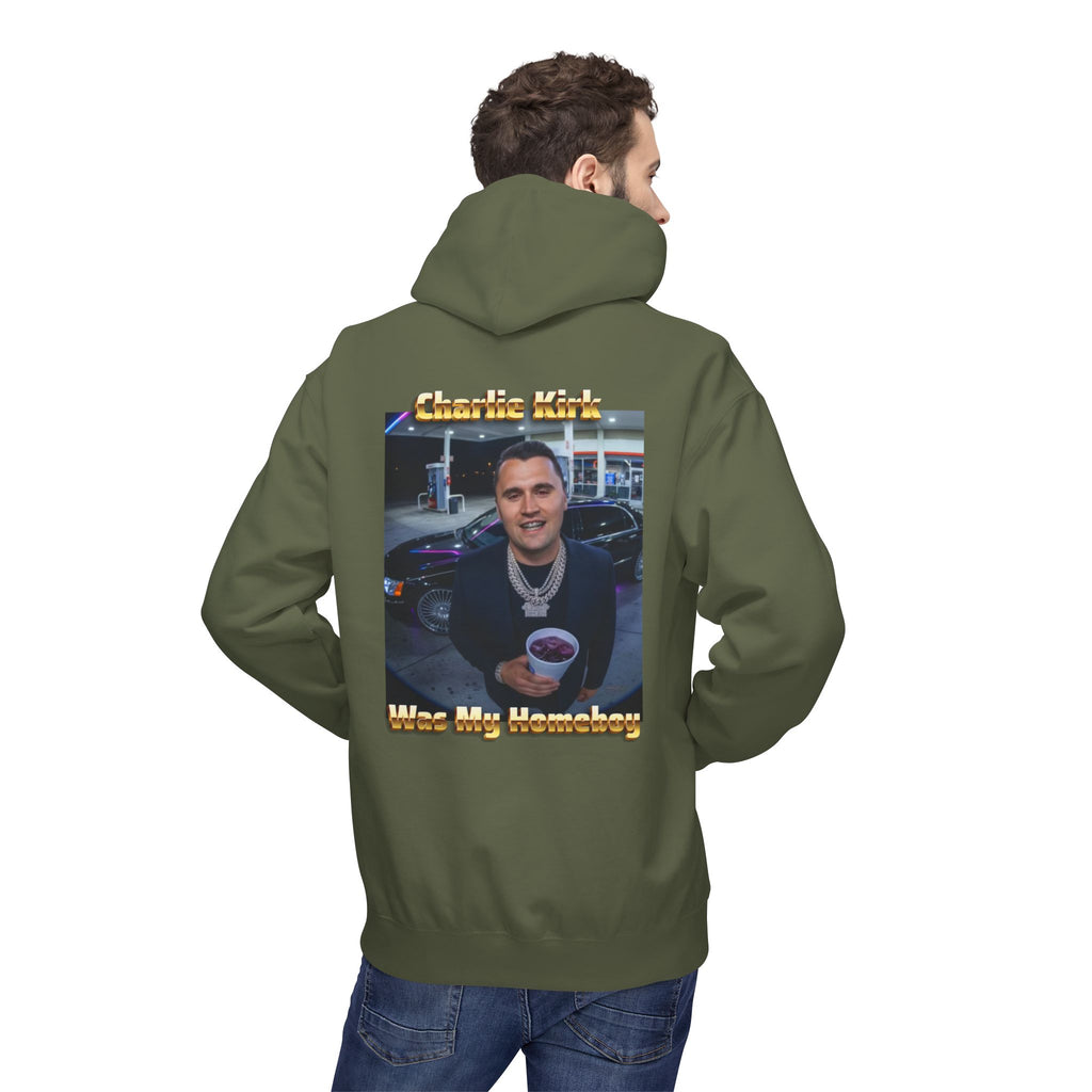 Charlie Kirk Was My Homeboy Hoodie — pullover