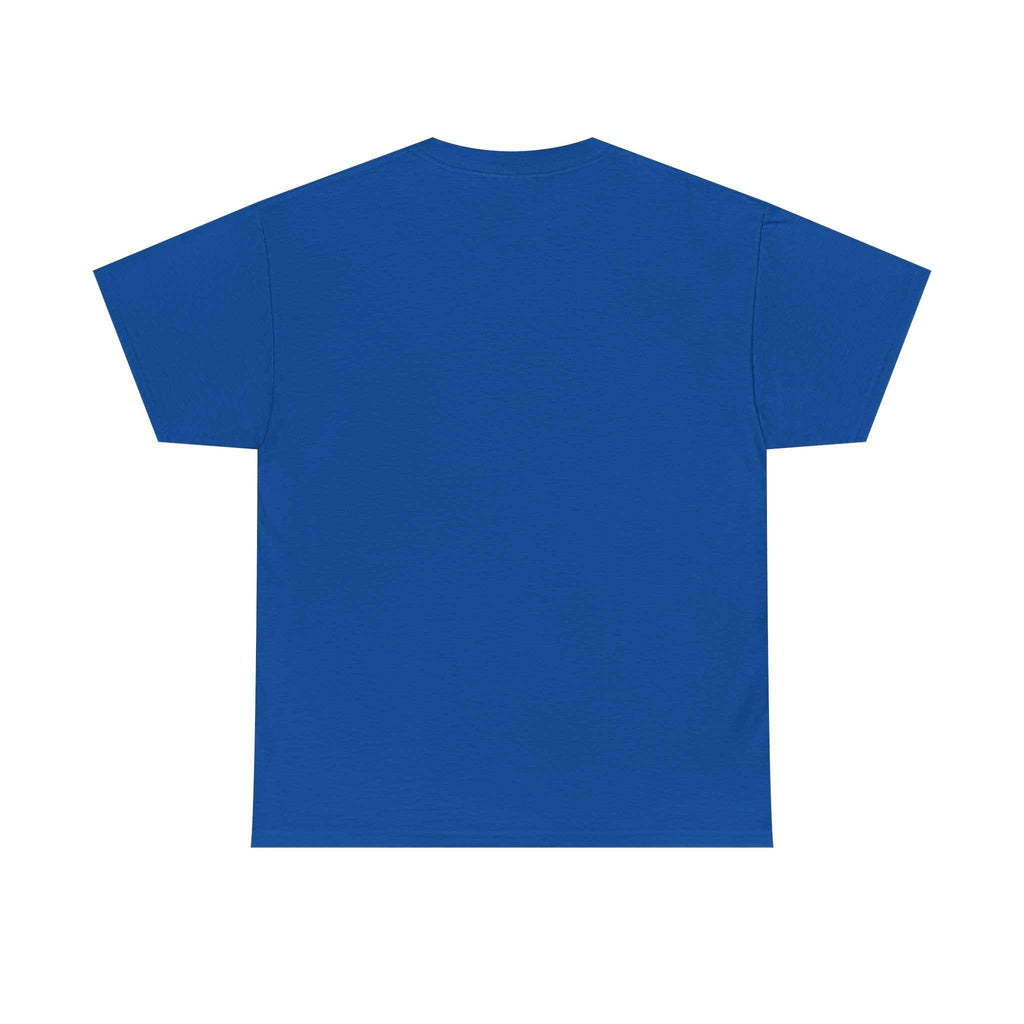 Unhinged UnChained Unafraid emblem t-shirt by Printify featuring a bold graphic design on a casual fit tee.