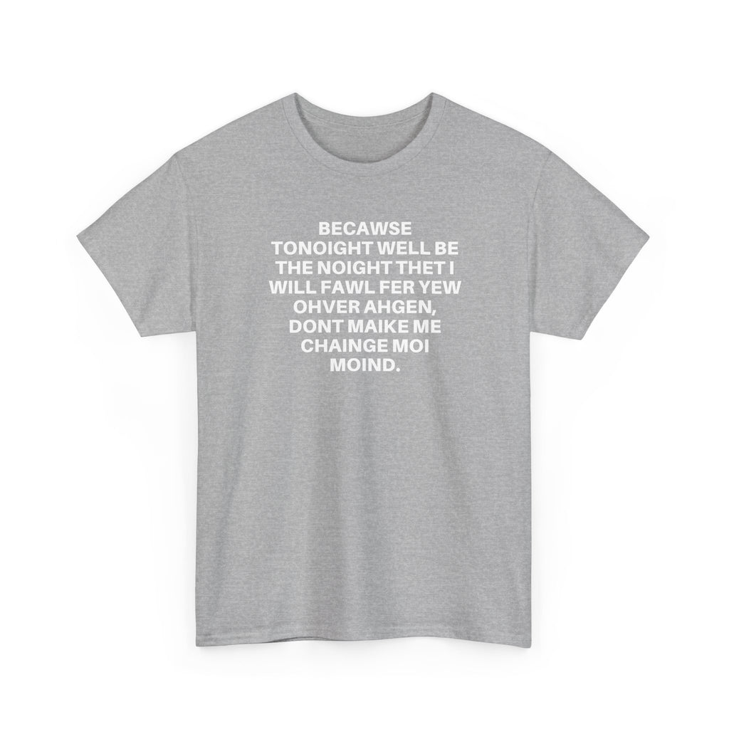 Printify Over Again T-Shirt featuring a unique graphic design on a soft, casual fabric in a relaxed fit.