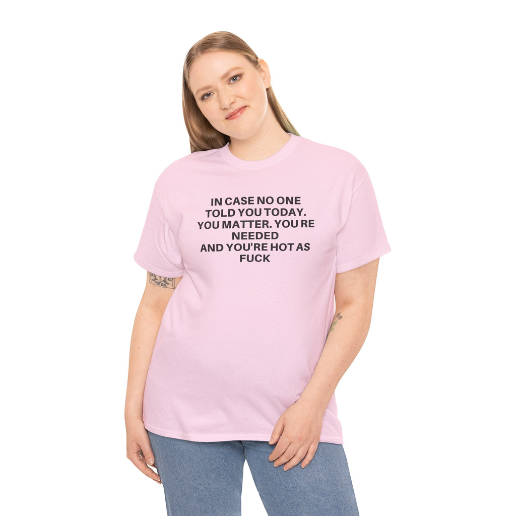 You Matter t-shirt by Printify featuring a bold, inspirational message on a soft cotton fabric.