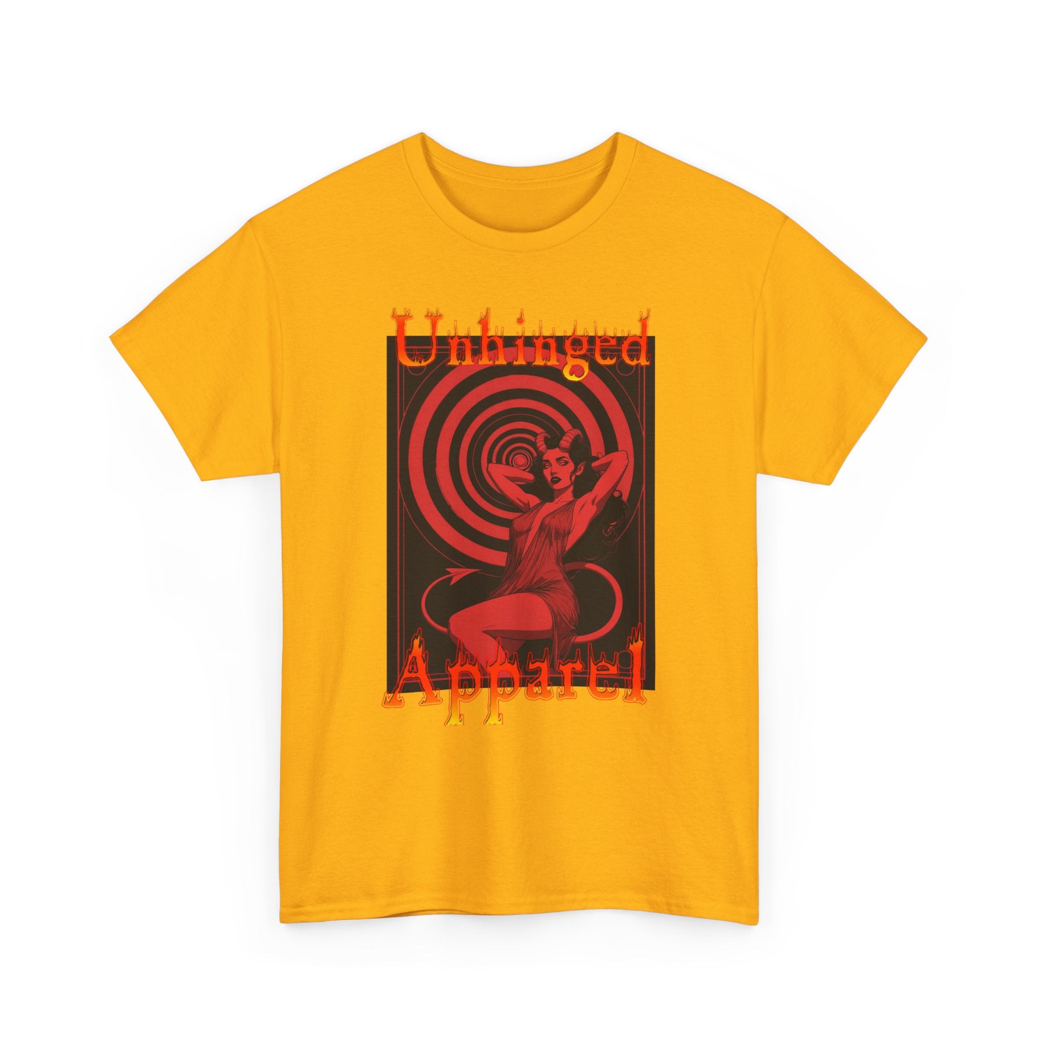 Unhinged Apparel Brand Tee — Fire and Flames