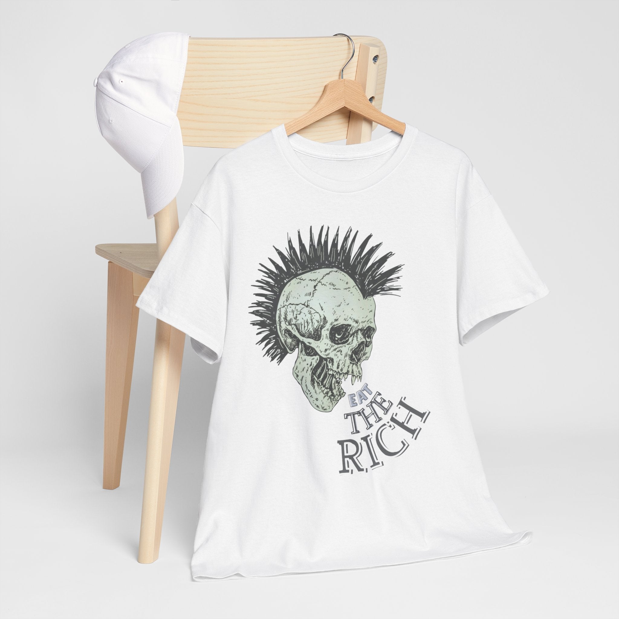 Eat the Rich Punk Skull