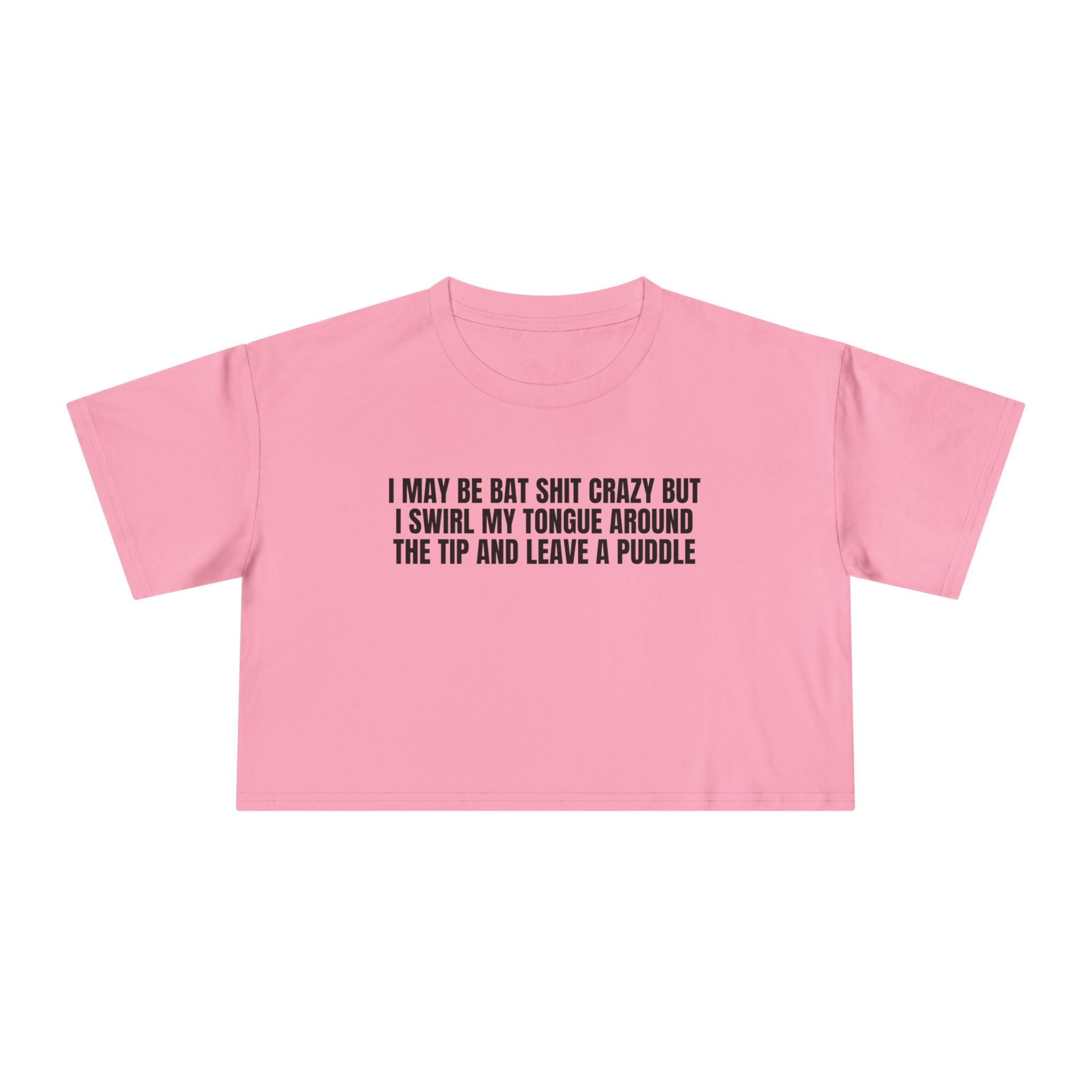 Women’s Crop Tee —Leave a Puddle