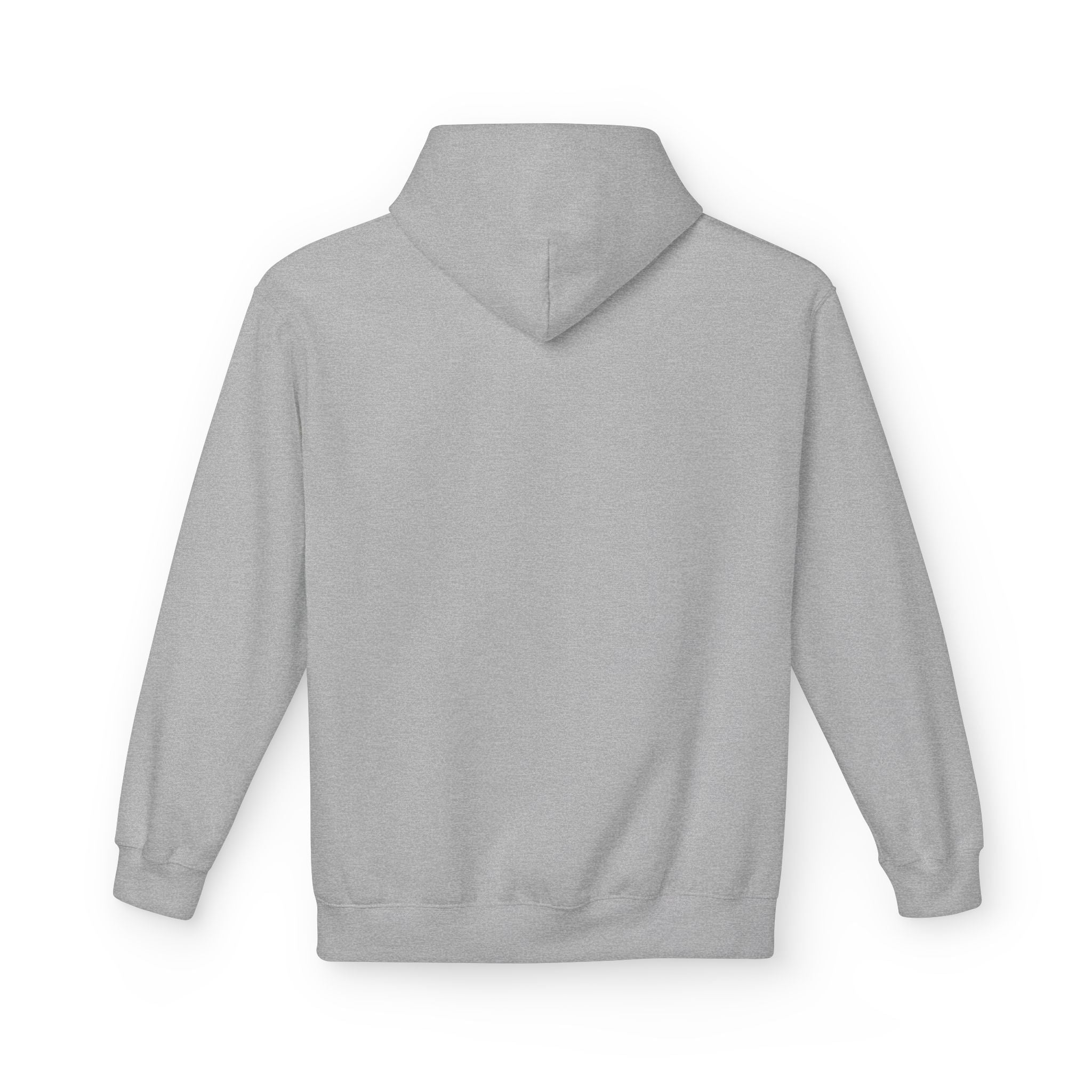 Printify Deeper Level Hoodie in a cozy fit, featuring a front pocket and drawstring hood, displayed on a neutral background.
