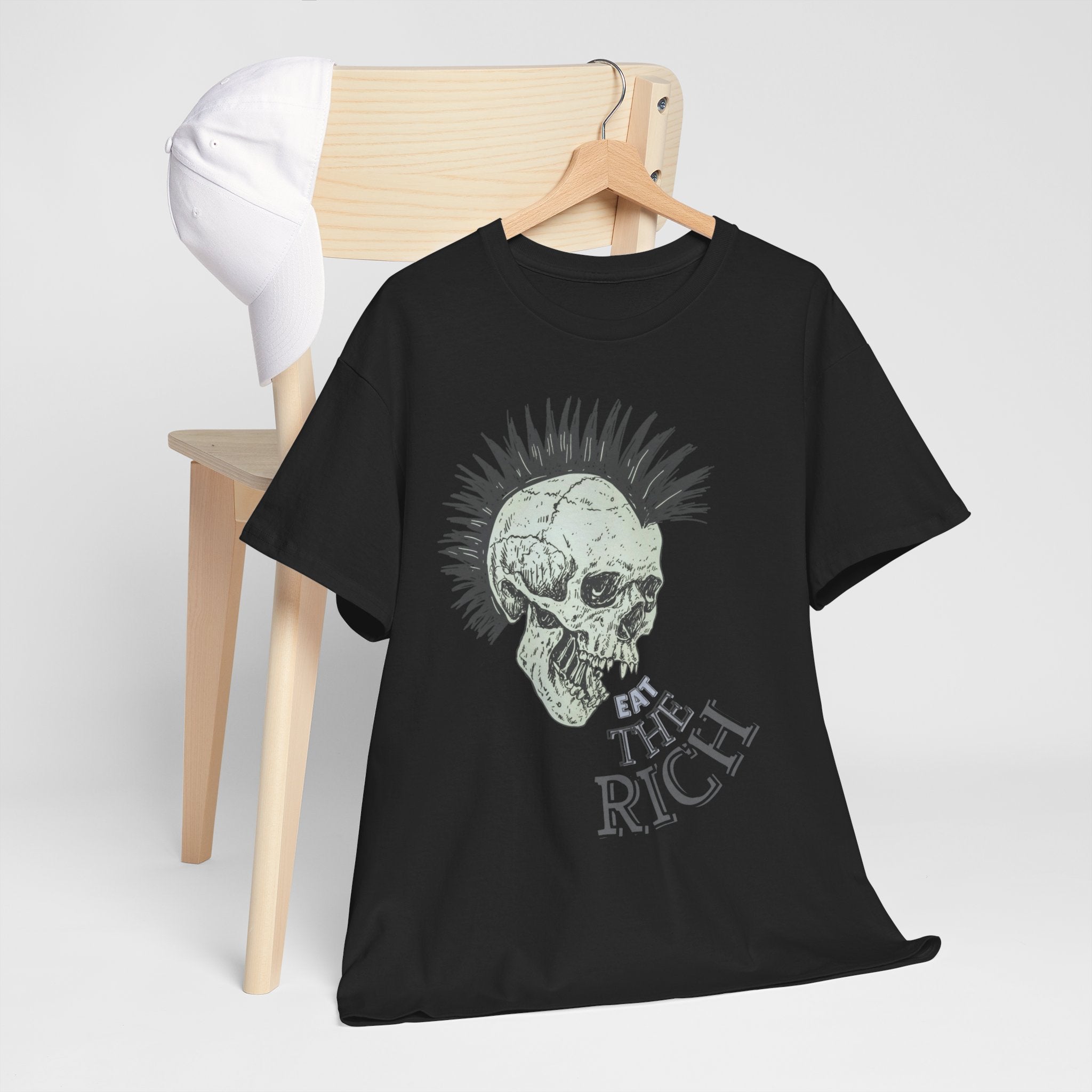 Eat the Rich Punk Skull