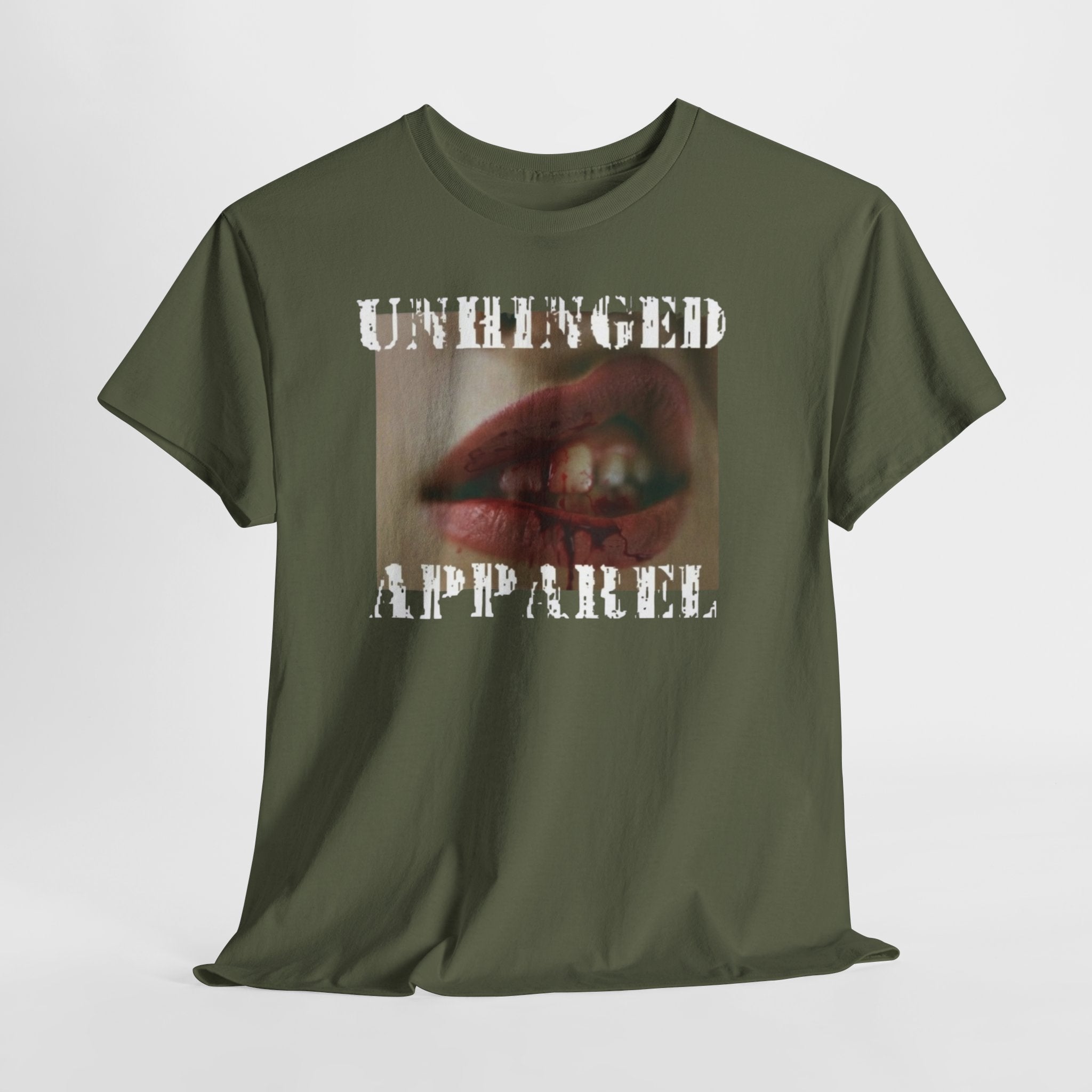 Unhinged Apparel Brand Tee - Busted Lip