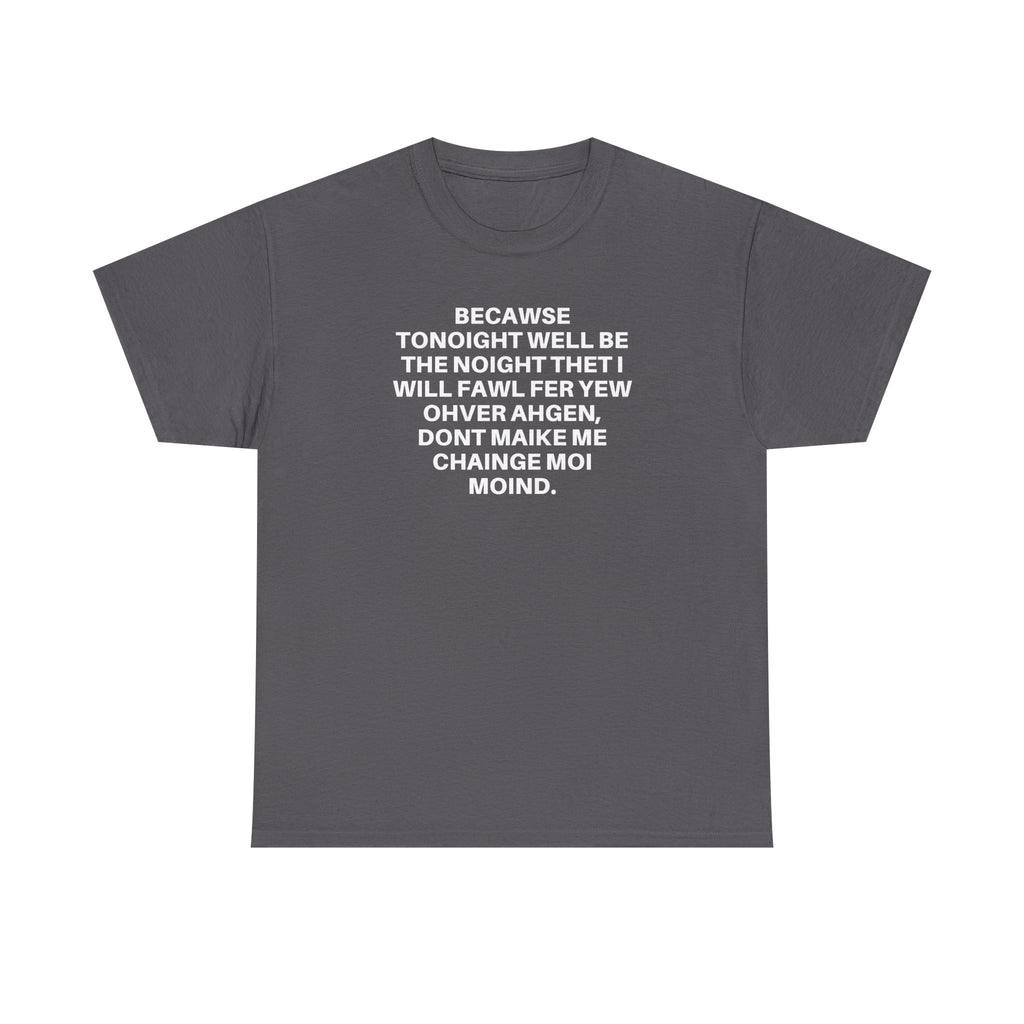 Printify Over Again T-Shirt featuring a graphic design on a soft, casual fabric shirt displayed on a neutral background.