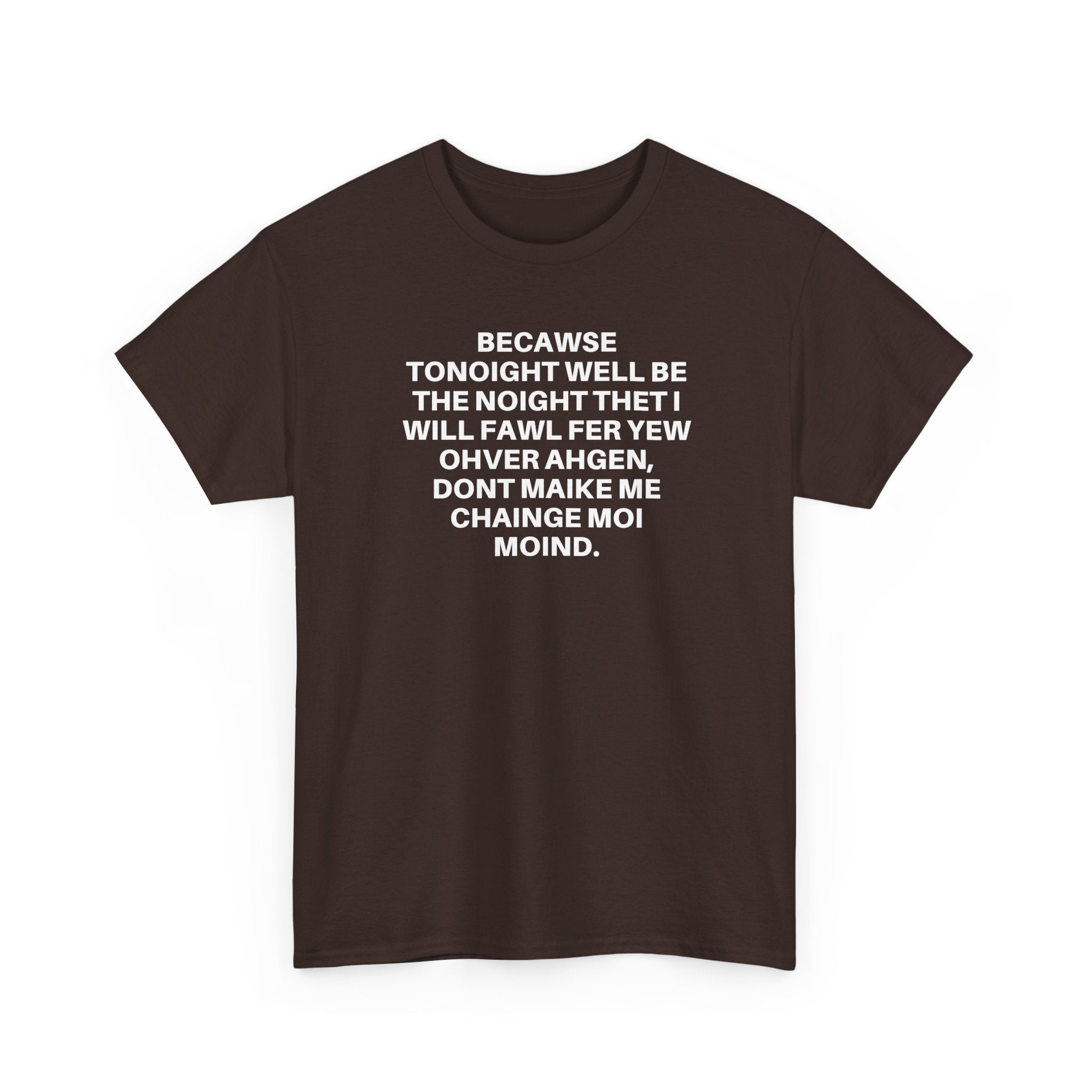 Printify Over Again T-Shirt featuring a unique graphic design on a soft, comfortable fabric in a casual setting.