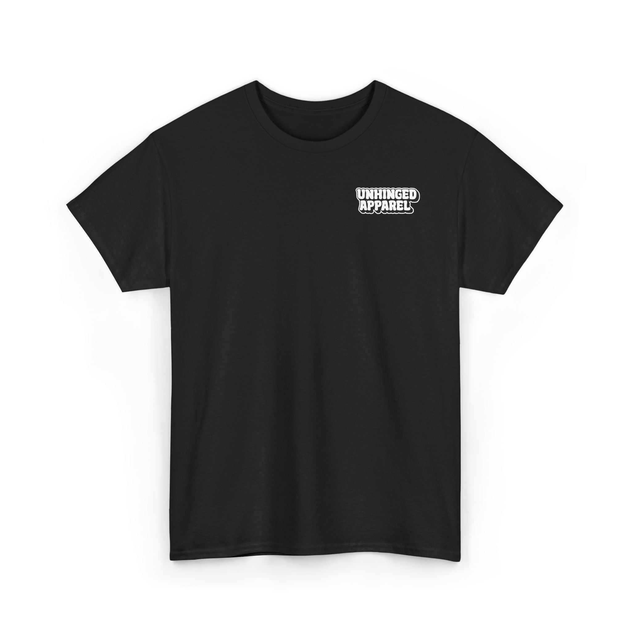 Unhinged Apparel Brand Tee- Double Sided Devil Girl