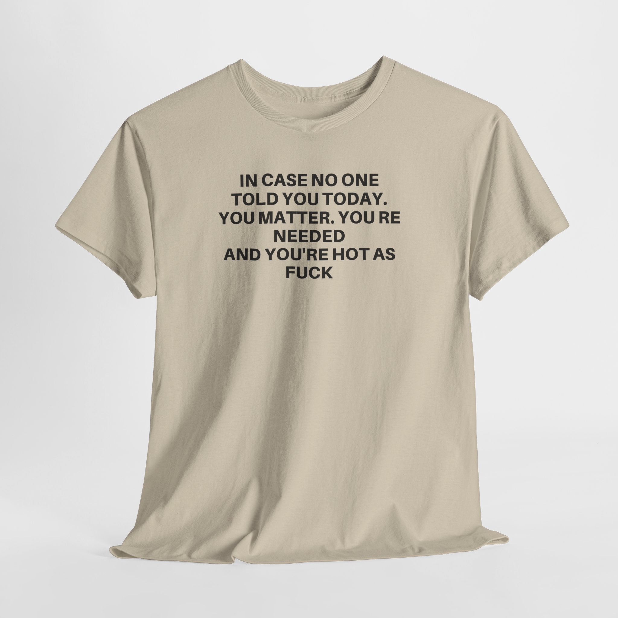 You Matter T-Shirt by Printify featuring a bold graphic design on a soft cotton fabric.