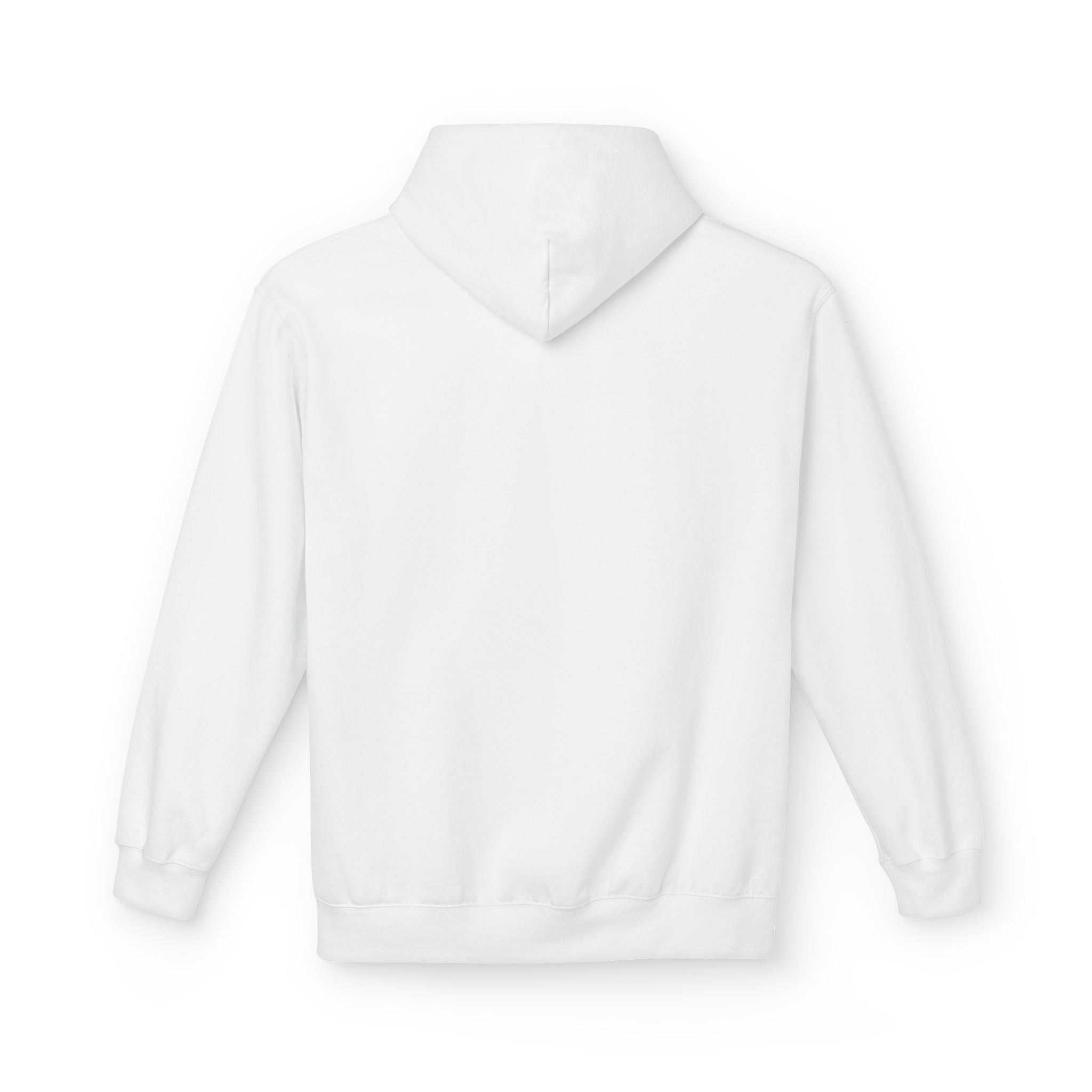 Deeper Level Hoodie by Printify in a cozy fit, featuring a front pocket and adjustable drawstring hood.