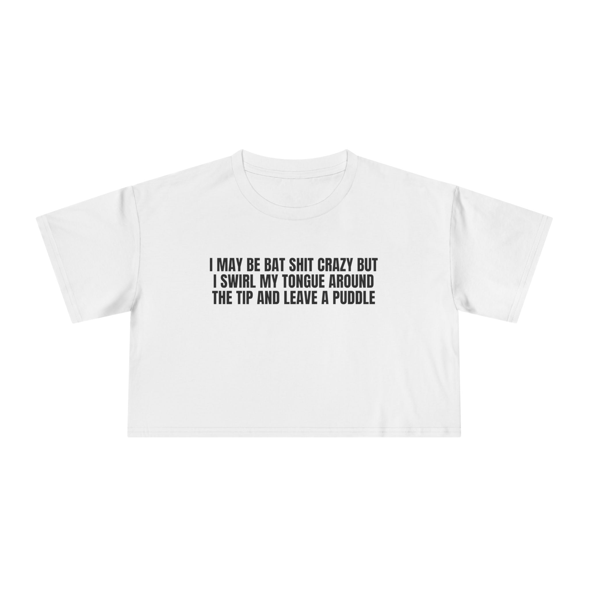 Women’s Crop Tee —Leave a Puddle