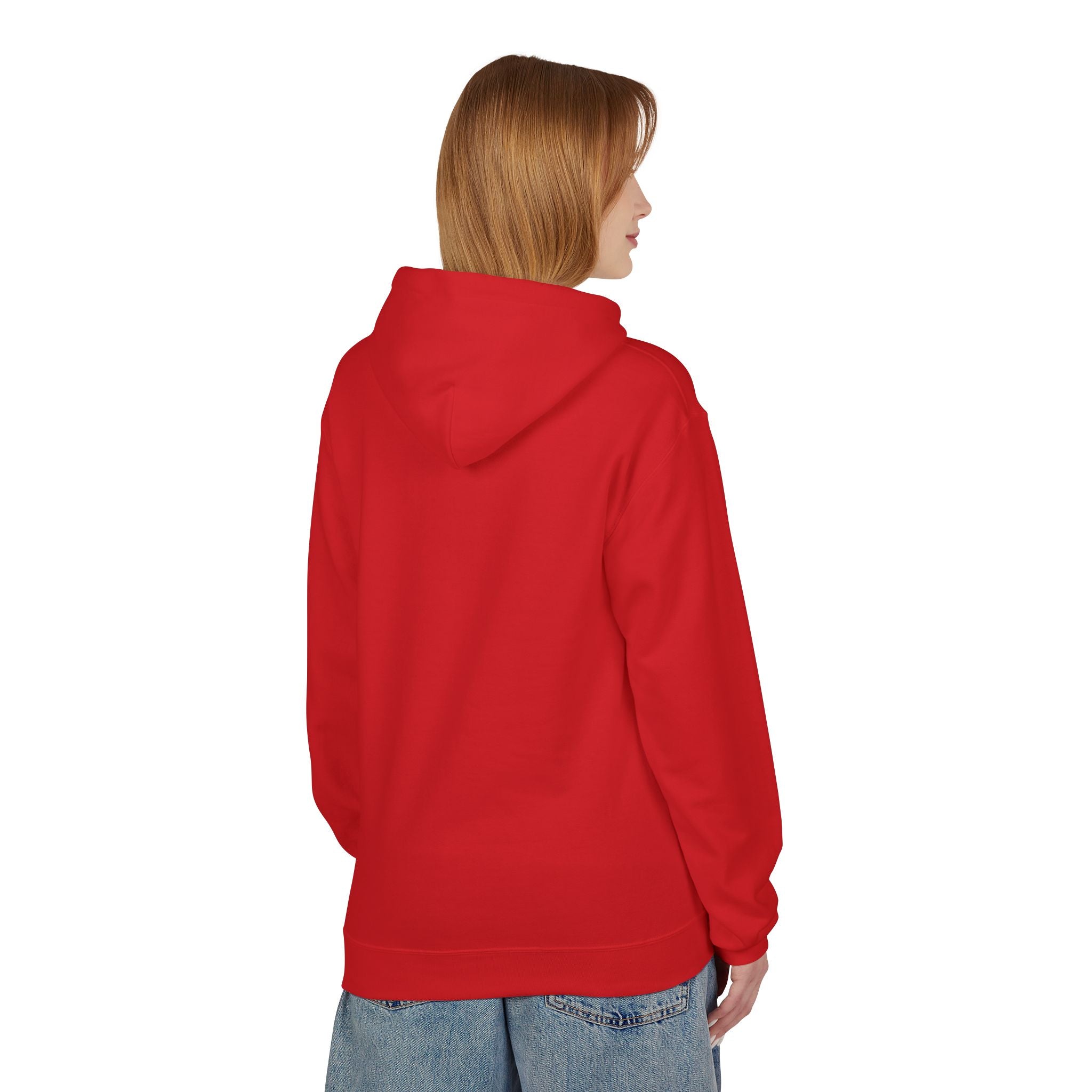 Printify Deeper Level Hoodie in a cozy fit, featuring a stylish design and adjustable drawstring hood.