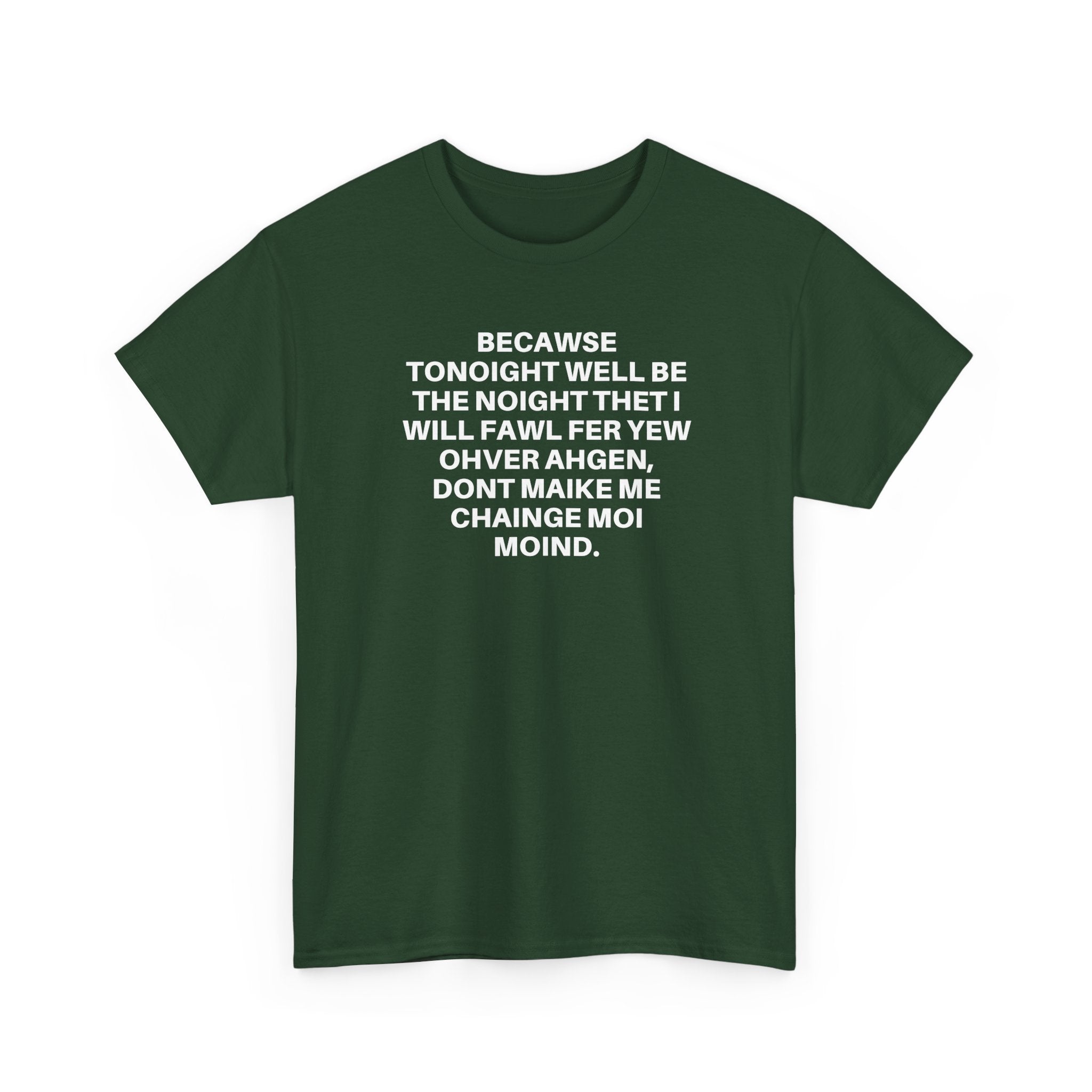Printify Over Again T-Shirt featuring a modern graphic design on a soft cotton fabric in a casual fit.
