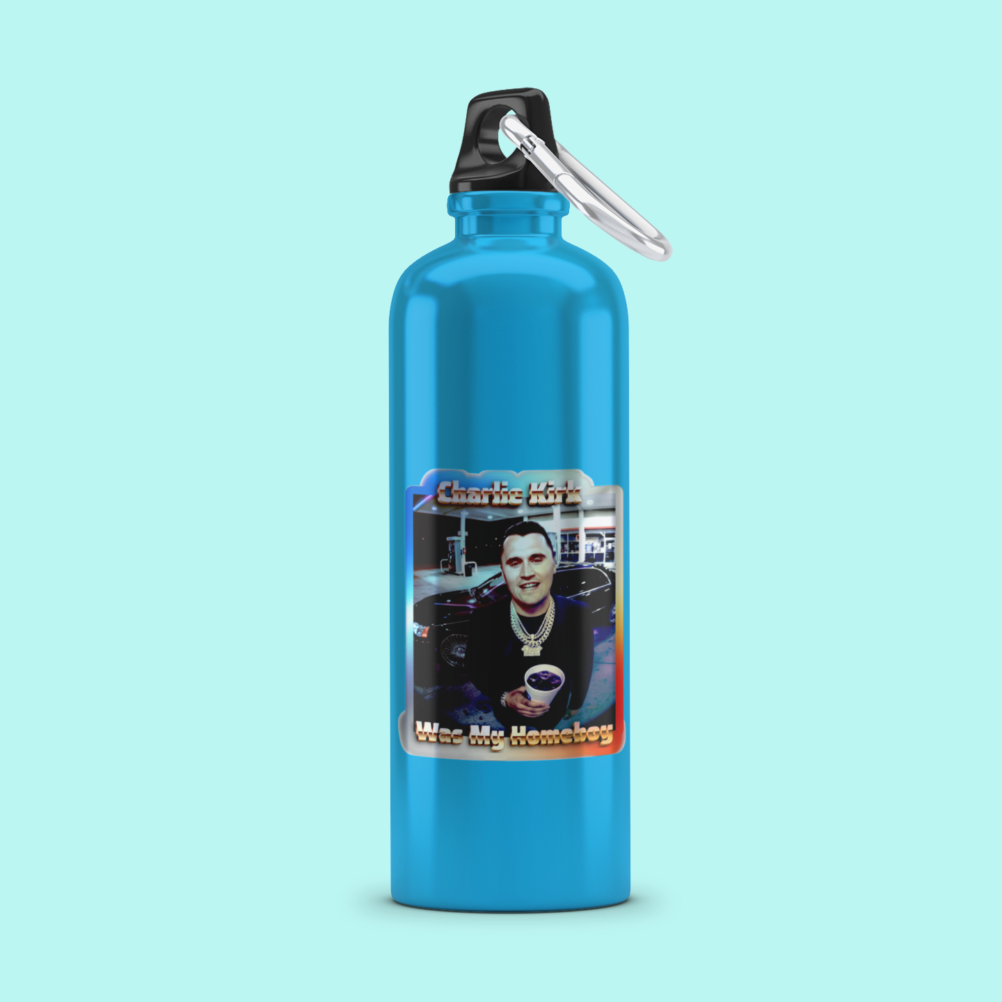 Charlie Was My Homeboy- Holographic Die-Cut Sticker