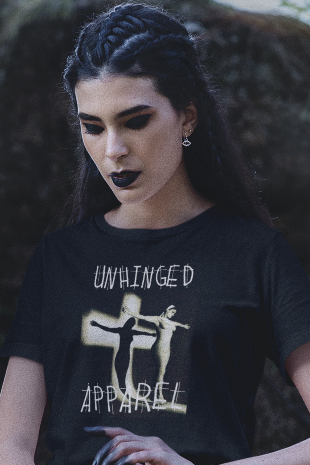 Unhinged Apparel Brand Tee -Crosses