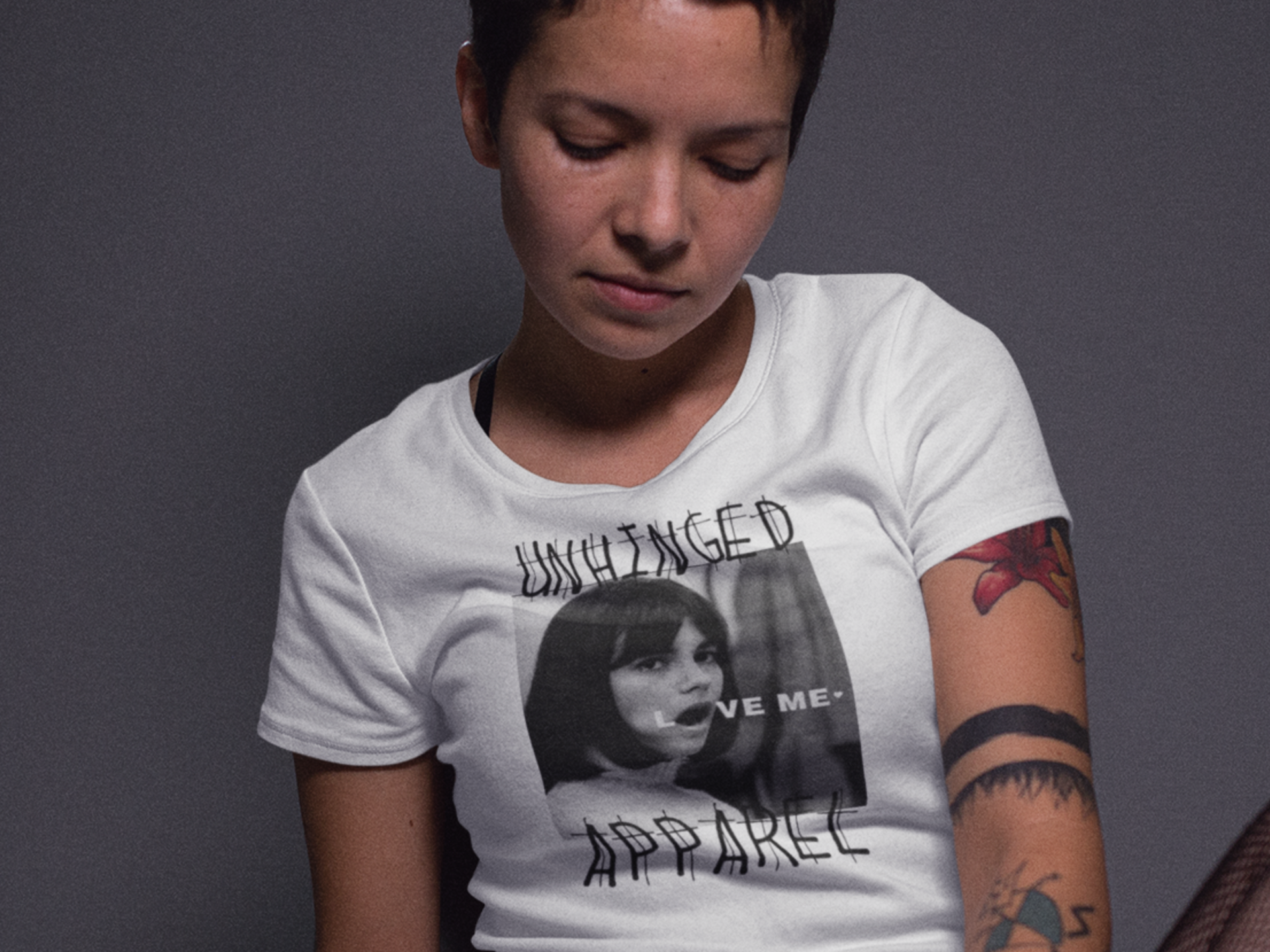 Love Me - Retro Black & White limited edition