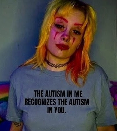 T-Shirt — "The Autism In Me Recognizes The Autism In You" Awareness Tee