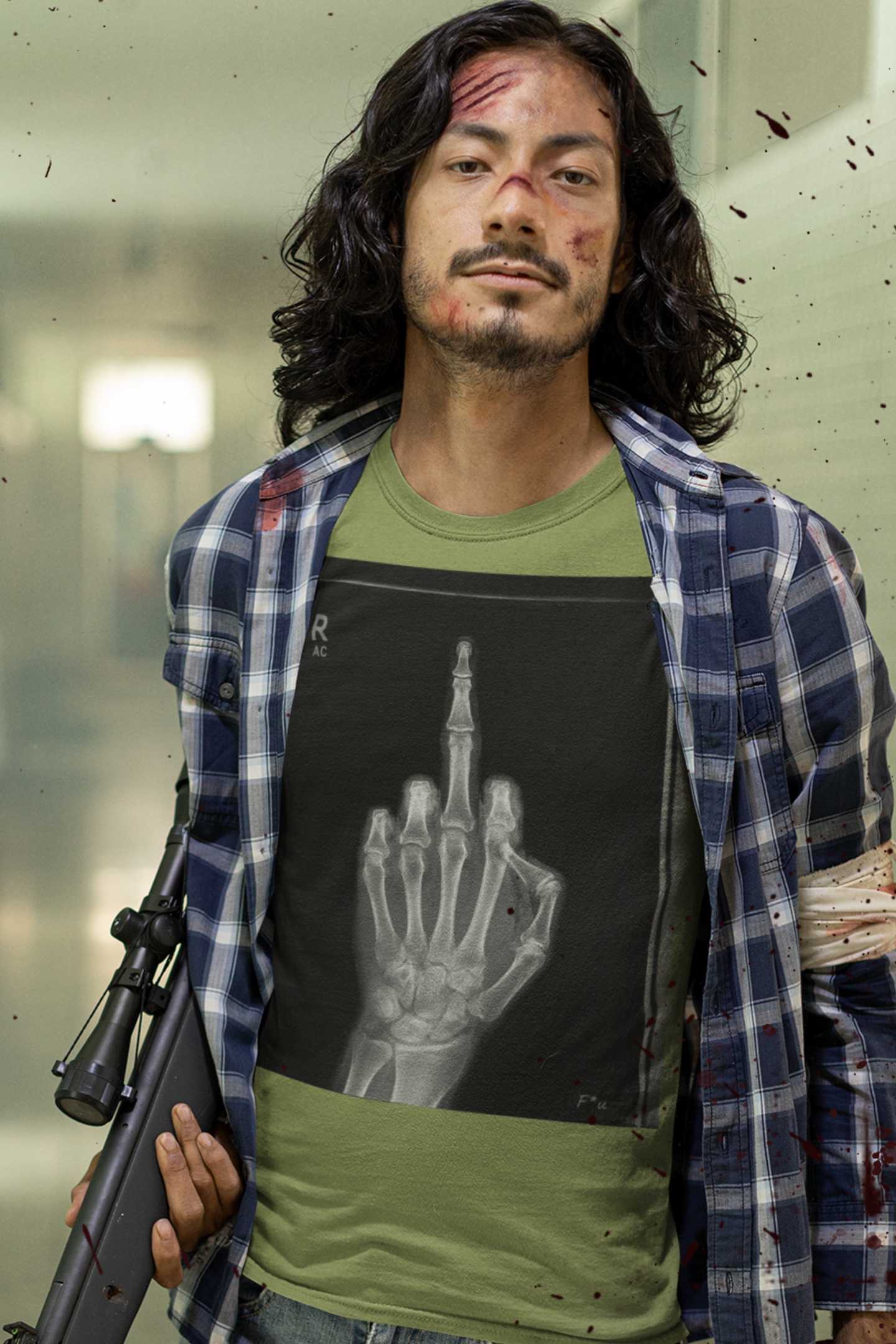 X-Ray Middle Finger