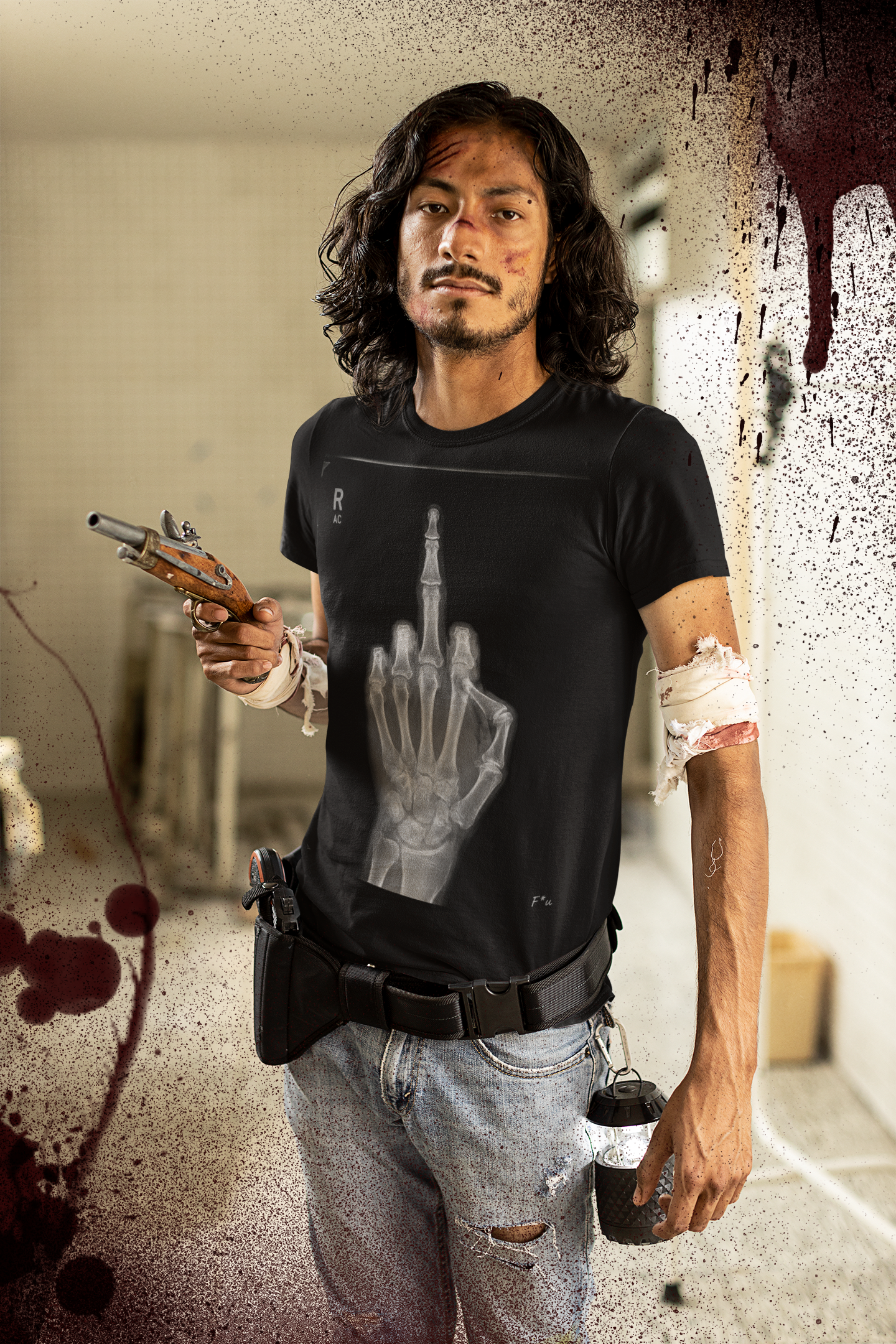 X-Ray Middle Finger