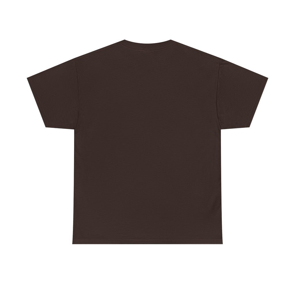 Black "It Was Never a Phase" T-Shirt by Printify displayed on a flat surface with vibrant graphic design.