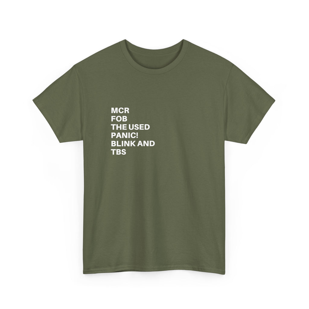 Black "It Was Never a Phase" T-Shirt by Printify, featuring bold white text on a relaxed fit design.
