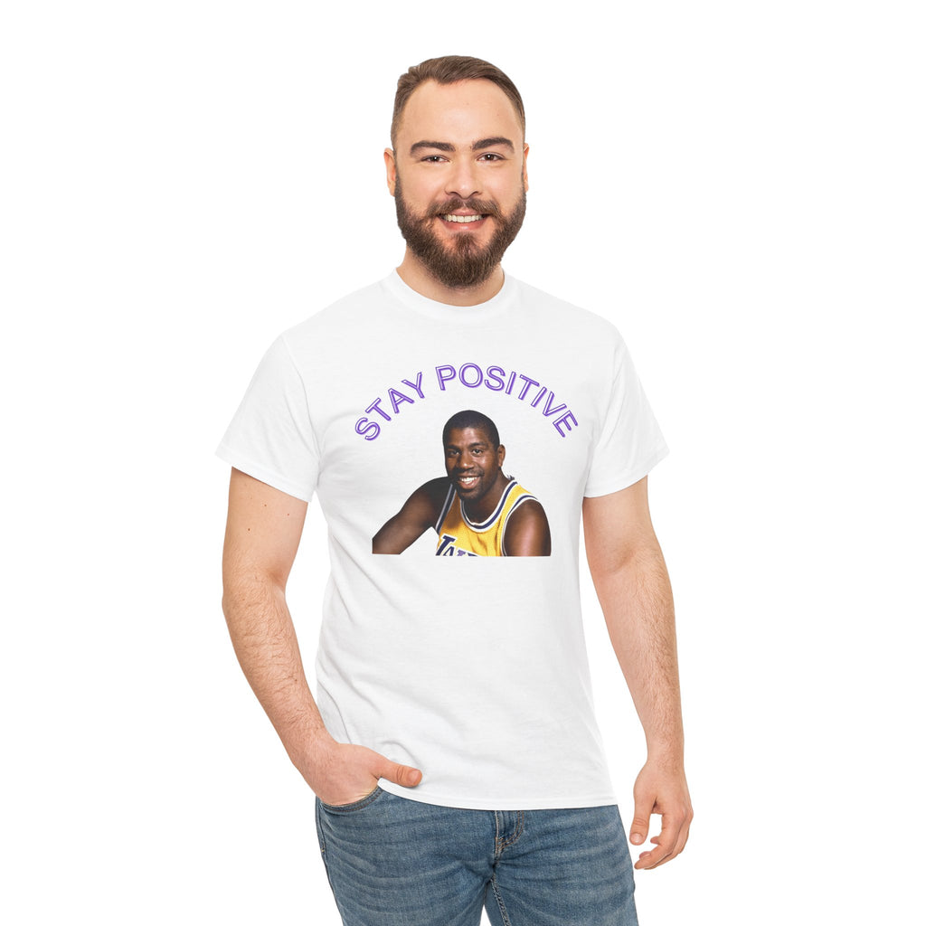 Stay Positive Basketball Player T-Shirt