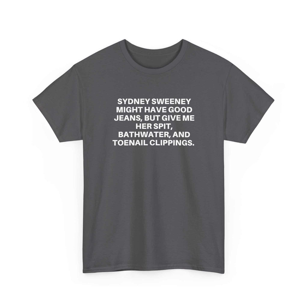 Sweeney McDreamy Printify t-shirt featuring a playful graphic design on a soft, casual fabric.