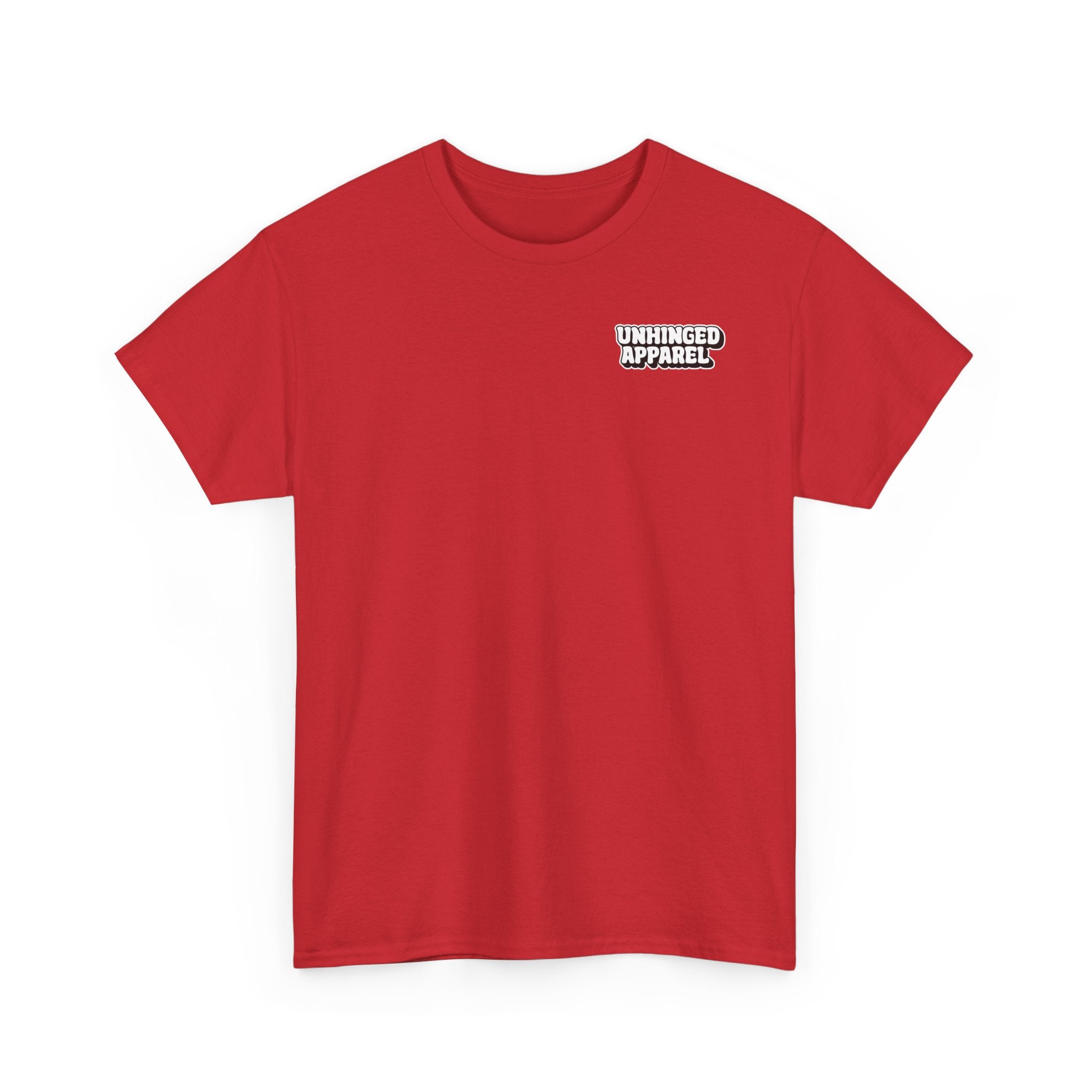 Unhinged Apparel Brand Tee- Double Sided Devil Girl