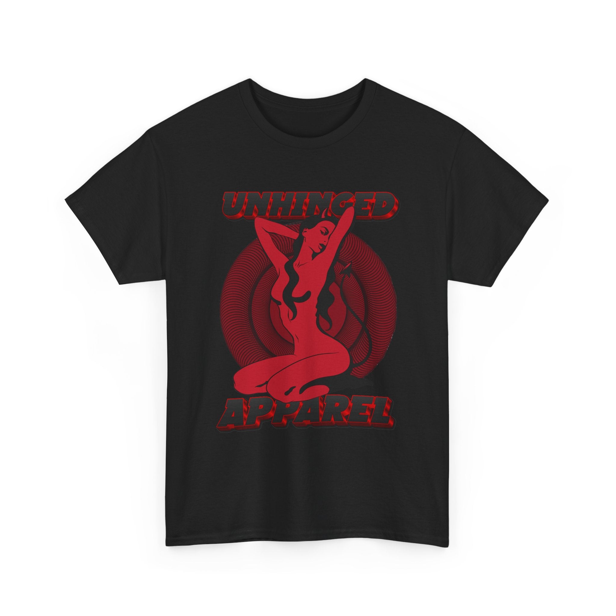 Unhinged Apparel Brand Tee Demon Silhouette