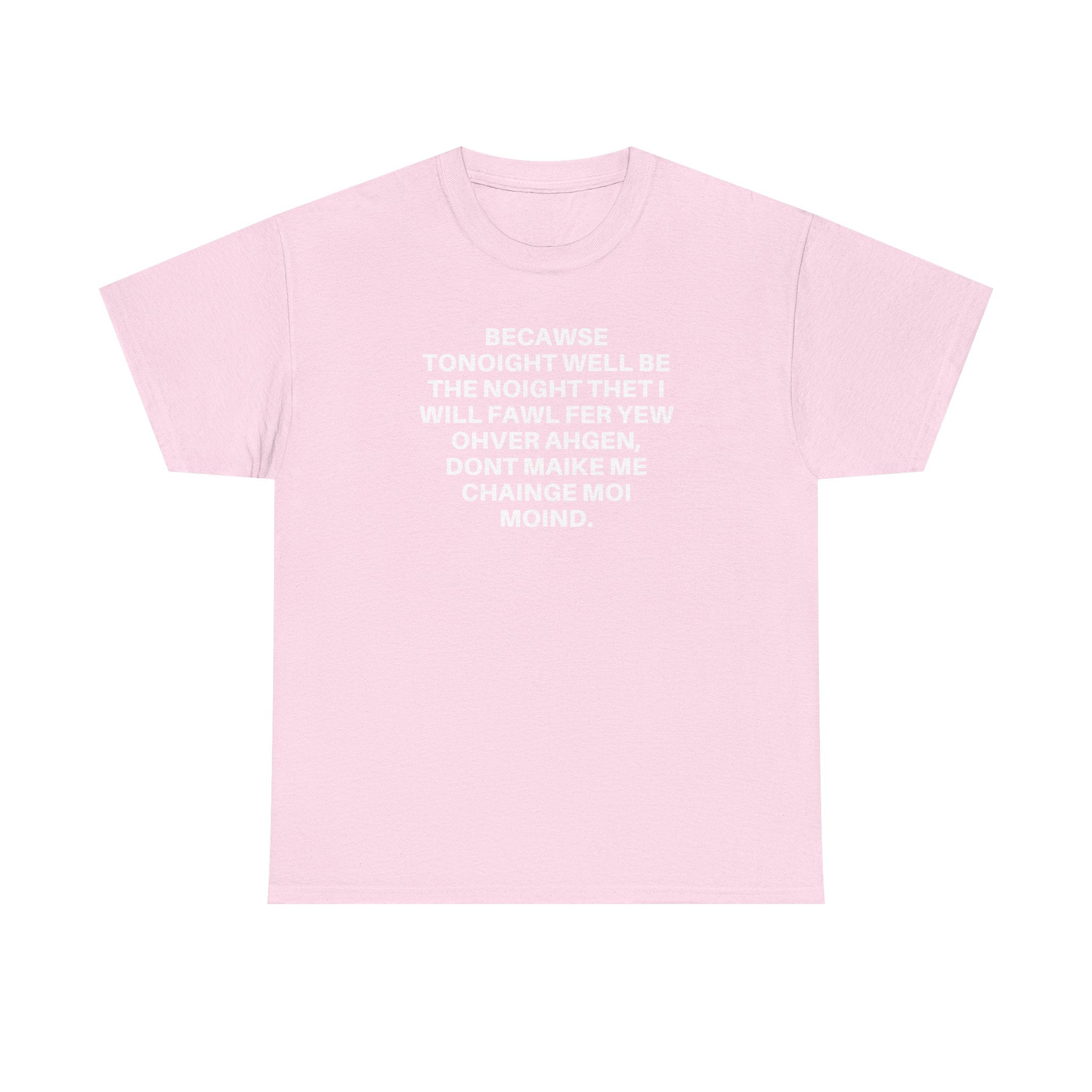 Printify Over Again T-Shirt featuring a modern graphic design on a soft, casual fit.