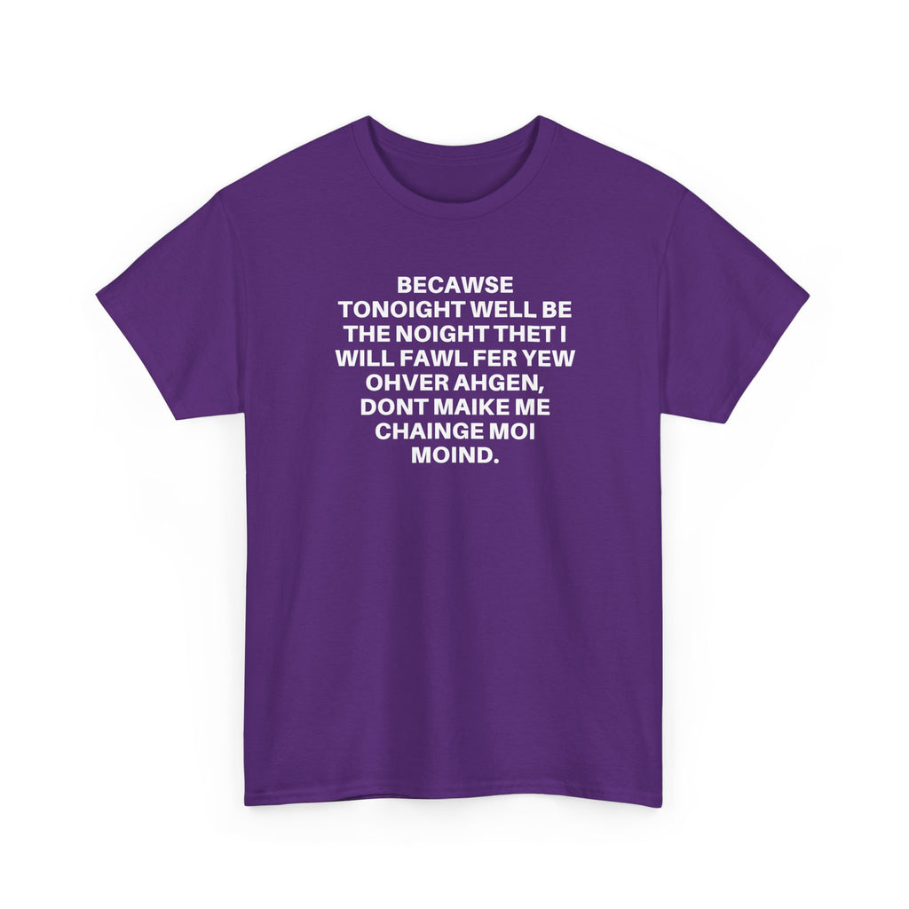 Printify Over Again T-Shirt in a relaxed fit, featuring a bold graphic design on a soft fabric background.