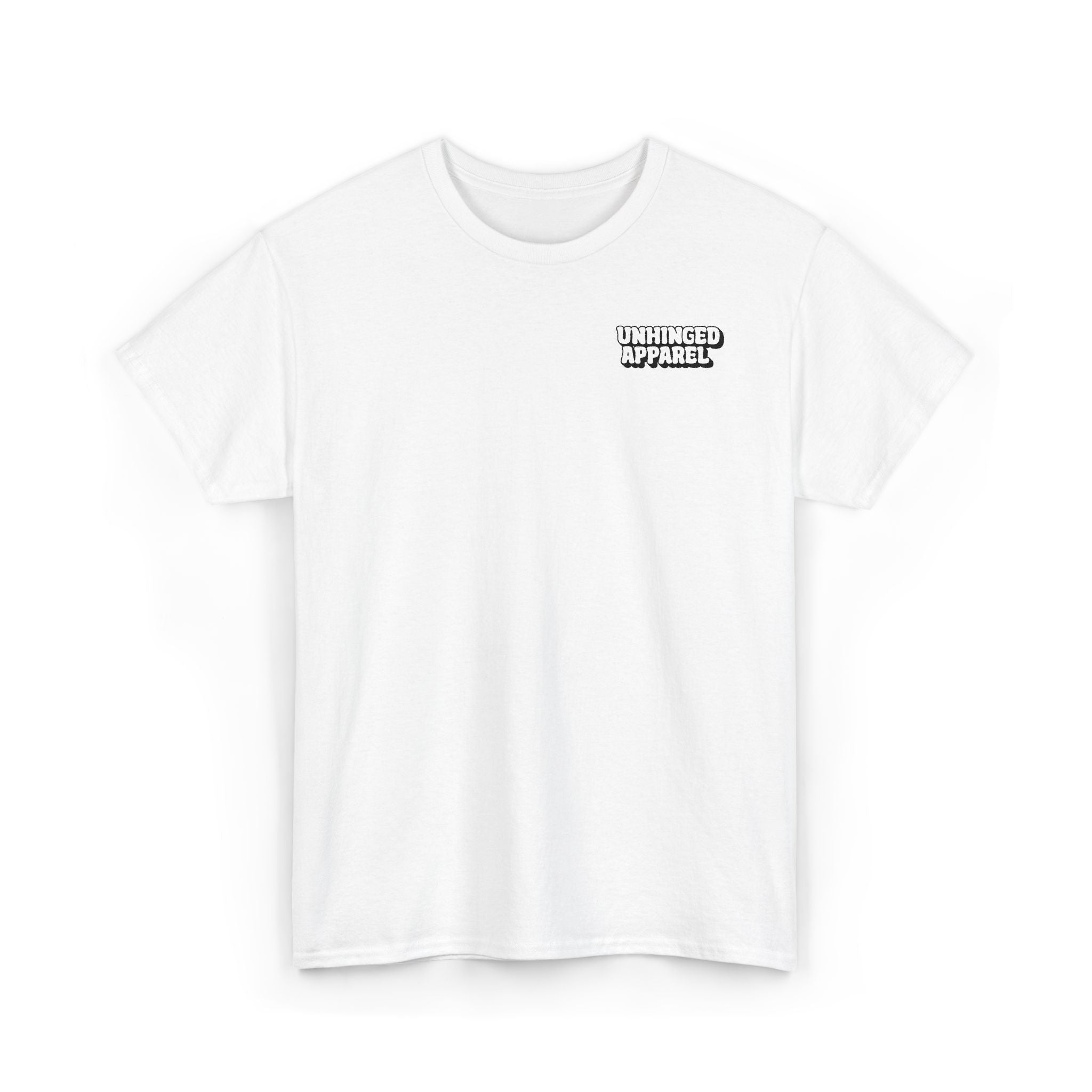 Unhinged Apparel Brand Tee- Double Sided Devil Girl