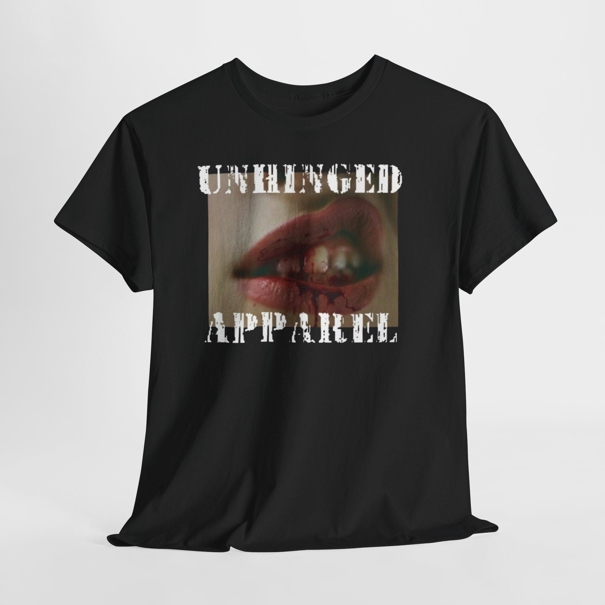 Unhinged Apparel Brand Tee - Busted Lip