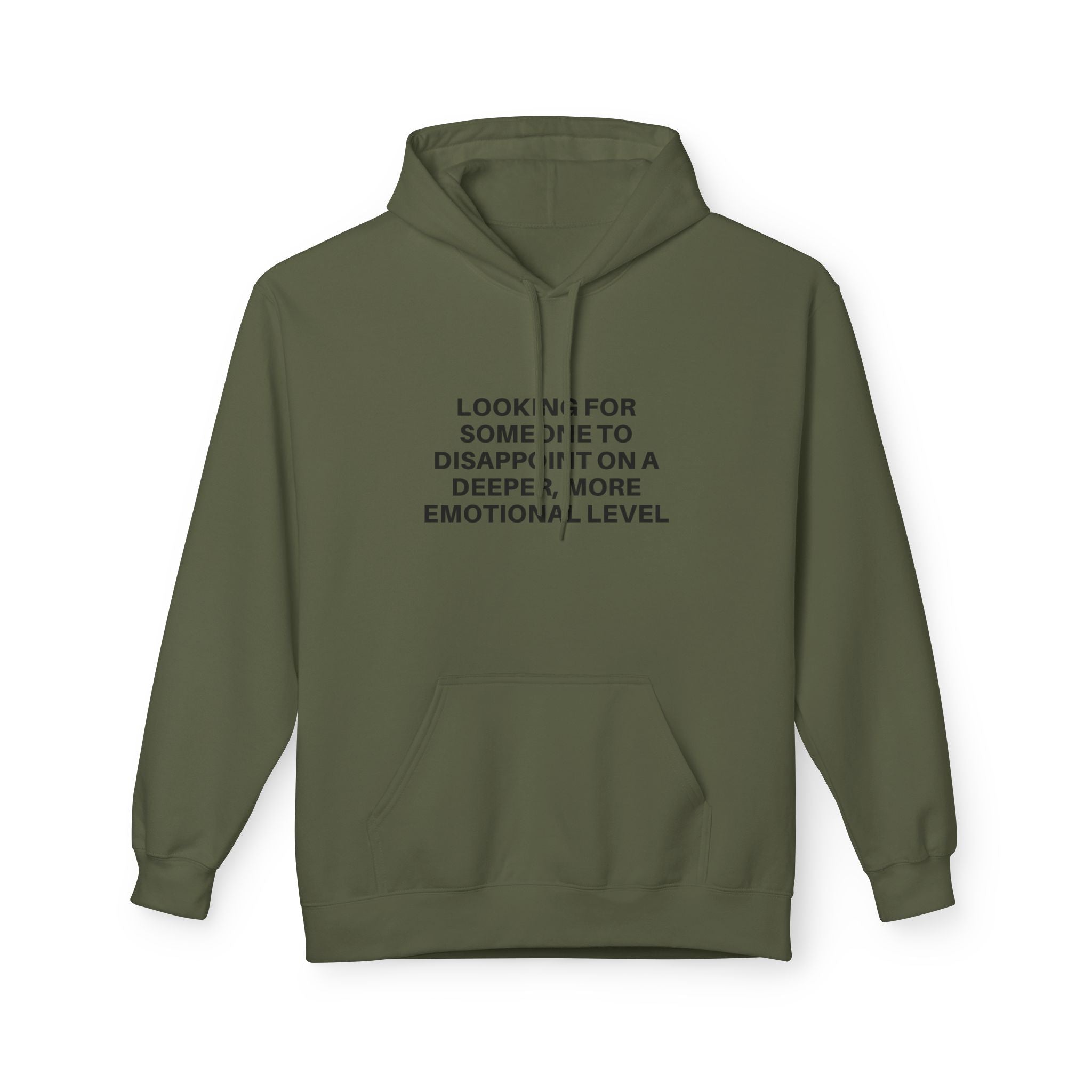 Deeper Level Hoodie by Printify in a comfortable, casual fit with a cozy hood and stylish design.