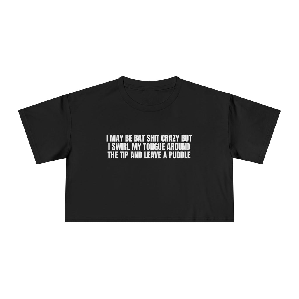 Women’s Crop Tee —Leave a Puddle