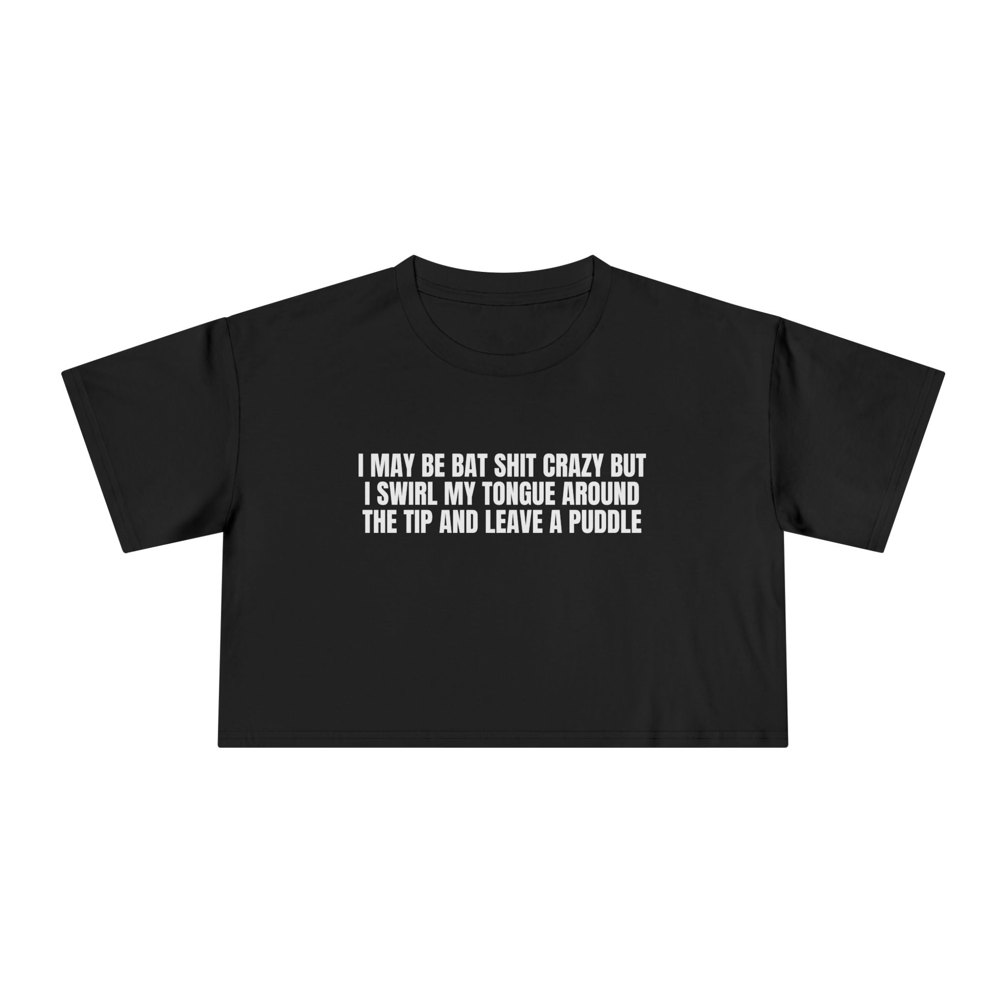 Women’s Crop Tee —Leave a Puddle