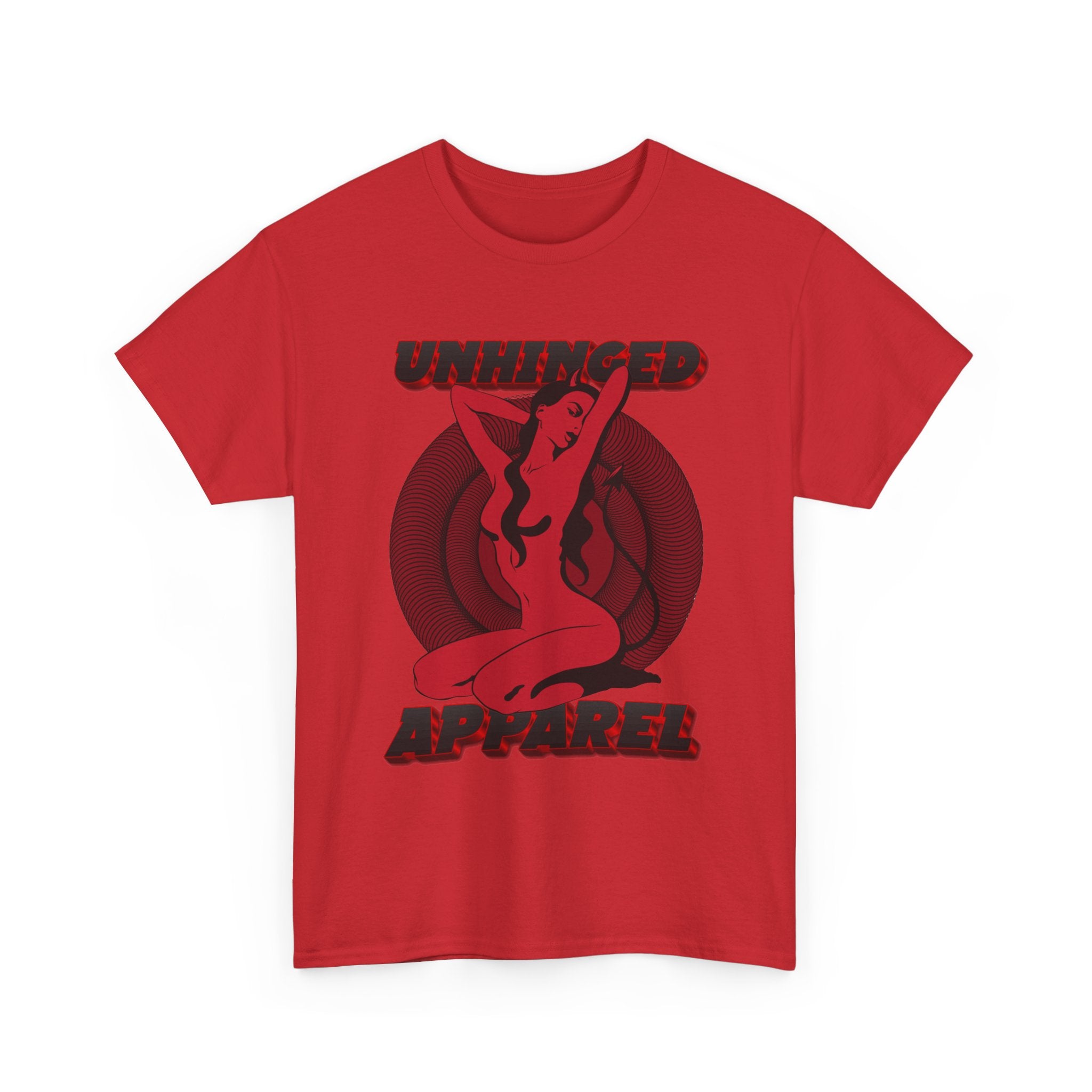 Unhinged Apparel Brand Tee Demon Silhouette