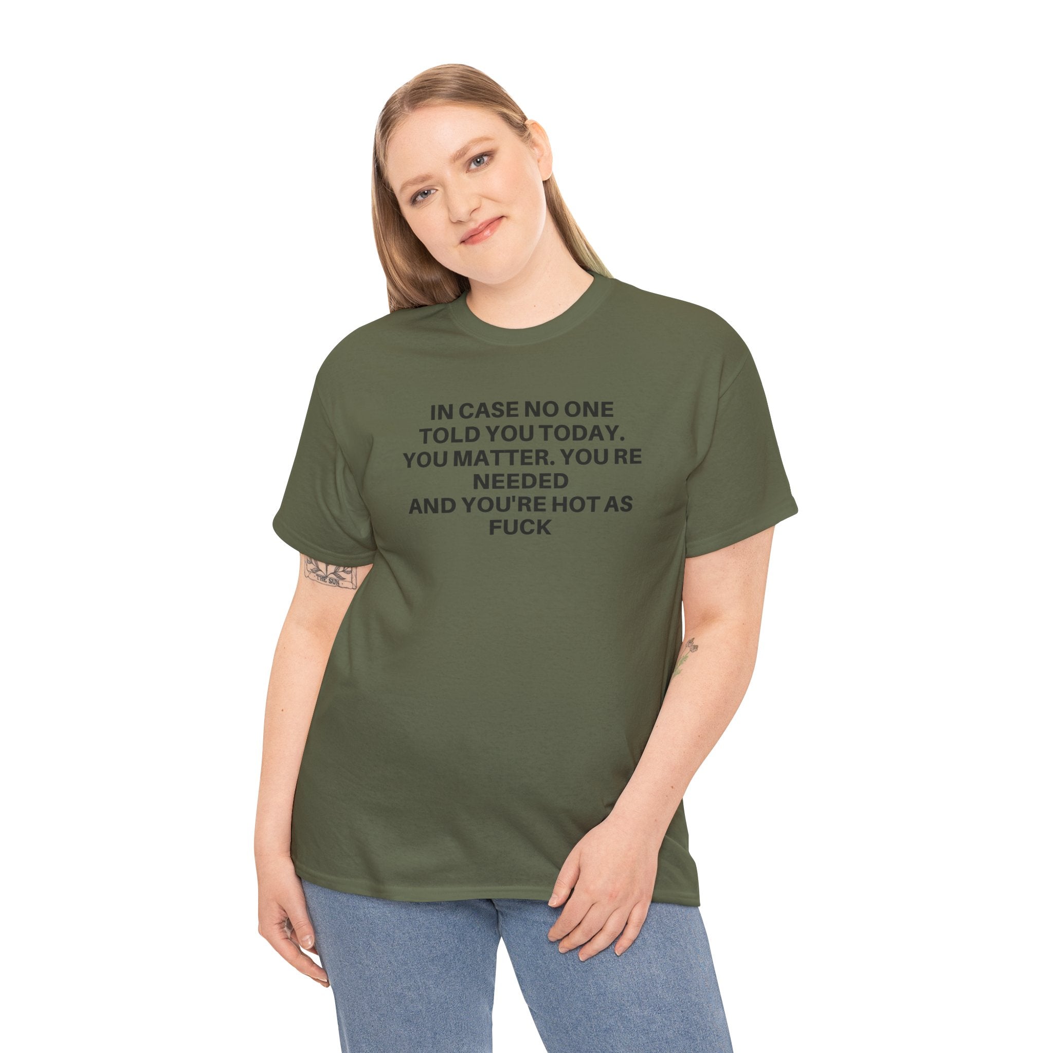 You Matter t-shirt by Printify featuring a bold, uplifting graphic on soft cotton fabric.