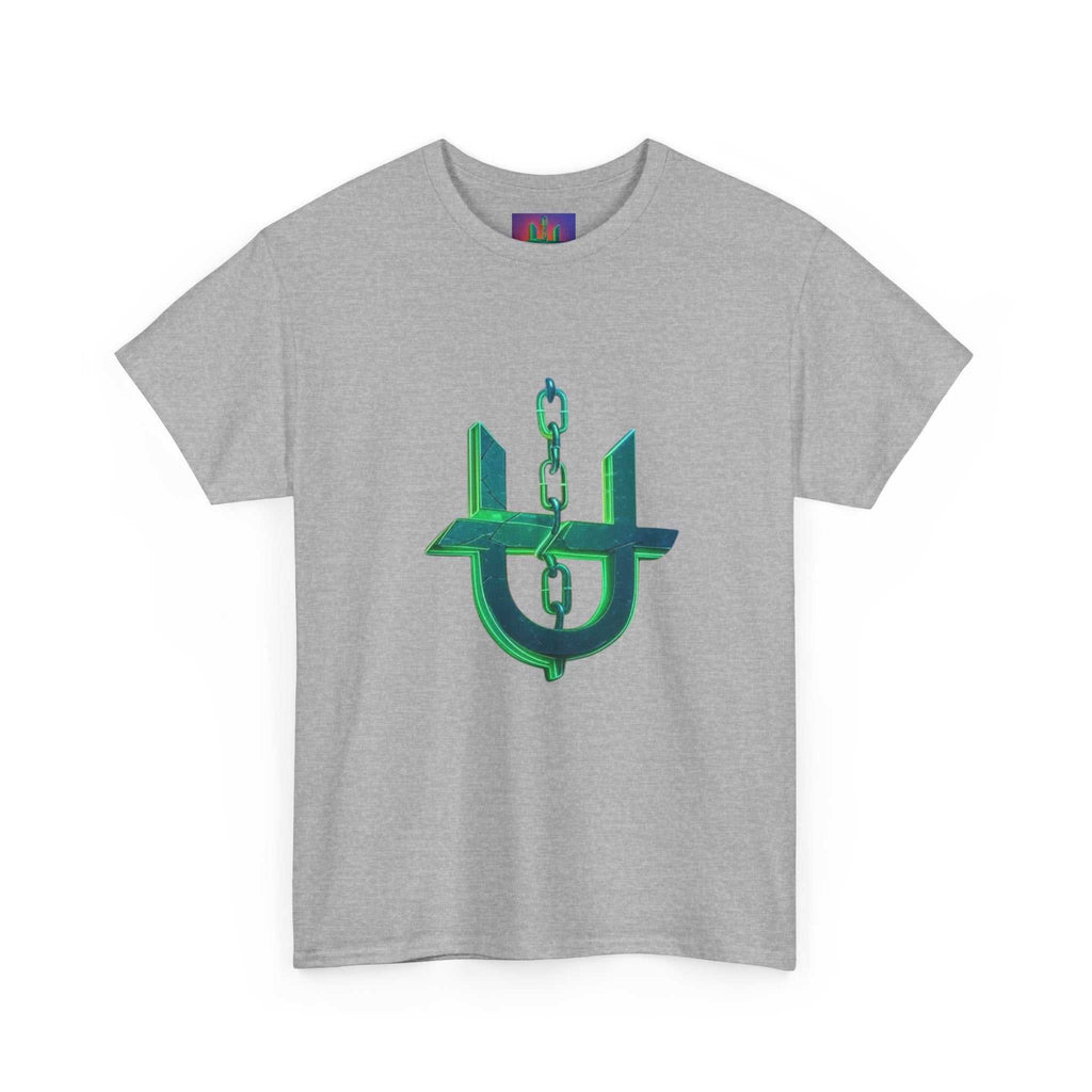Green Neon Unhinged Logo T-Shirt from Printify, featuring a bold graphic design on a soft cotton fabric.