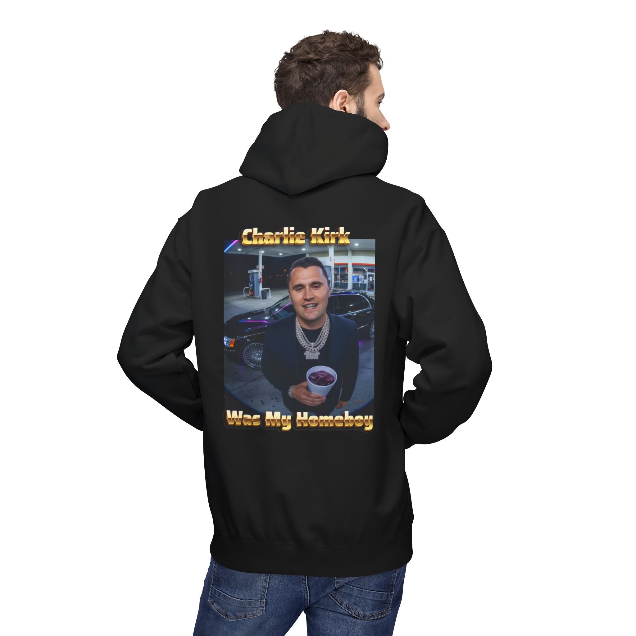 Charlie Kirk Was My Homeboy Hoodie — pullover